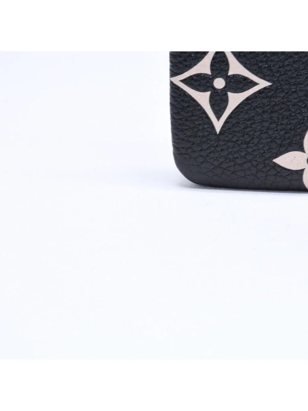Louis Vuitton Coin Purse Monogram Empreinte Noir Pochette Cles Black Beige
